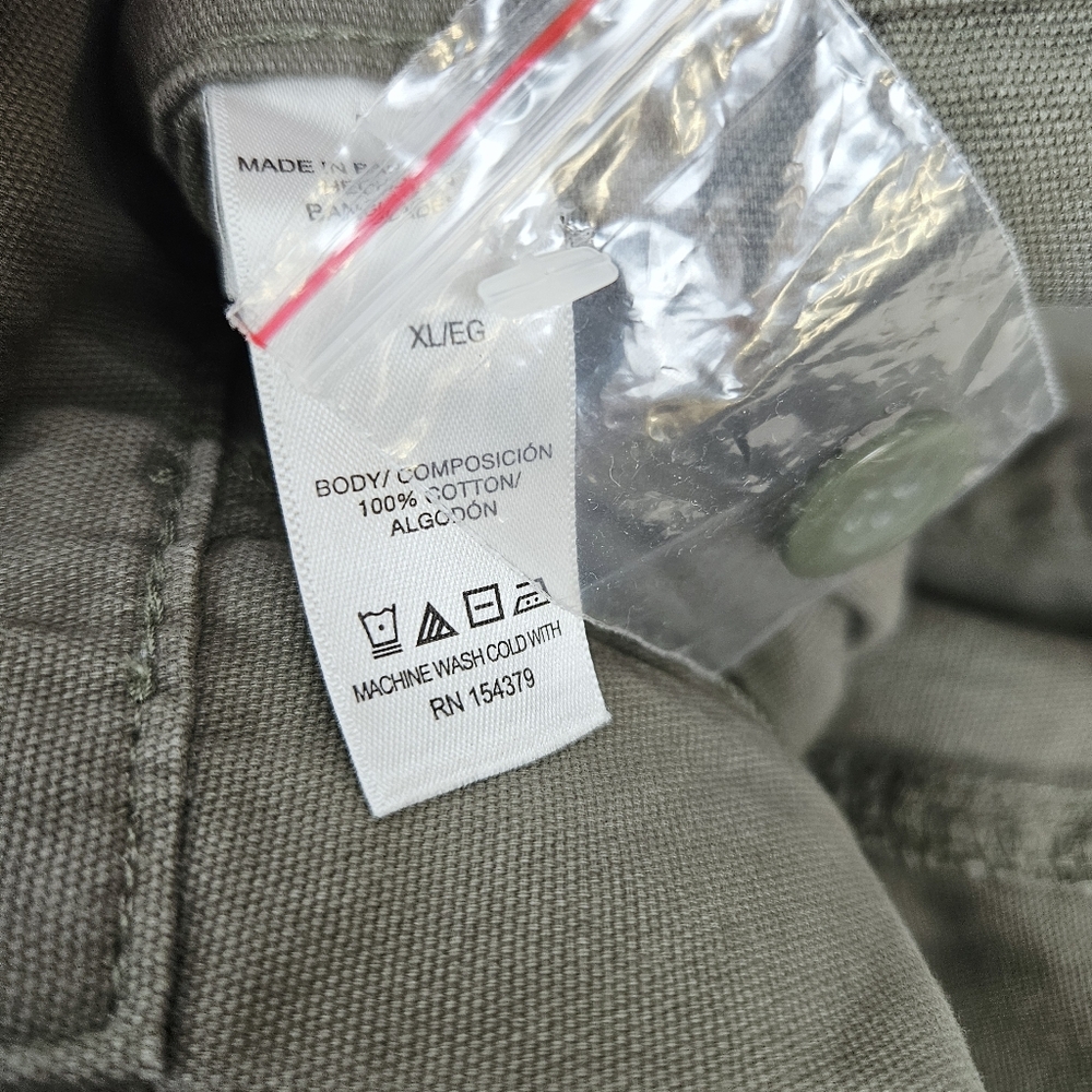 Aeropostale Cargo Pants Womens XL Green Utility Baggy Loose Y2K Relaxed Grunge - Picture 8 of 10